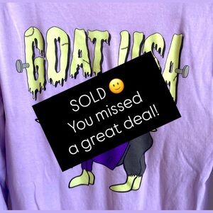 GOAT USA long sleeve Frankenstein tee